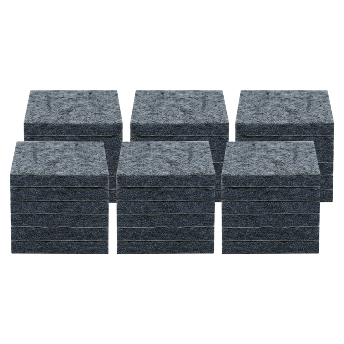36pcs Furniture Pads Square 3/4" Selfstick Nonslip Antiscratch Felt