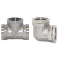 thumbnail image 4 of Tongina 2x1/2'' Stainless Steel Female Thread Pipe Fitting Coupling Connector #2, 4 of 8