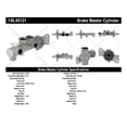 thumbnail image 4 of Centric 130.45121 Premium Brake Master Cylinder Fits select: 2007-2009,2011-2015 MAZDA CX-9, 4 of 4