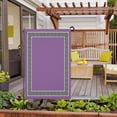 thumbnail image 5 of Garden Flag Double-Side Printed House Flag Geometric Greek Key Design Yard Flag Purple Welcome Banner Decor Outdoor Holiday Decorations 12*18in, 5 of 8