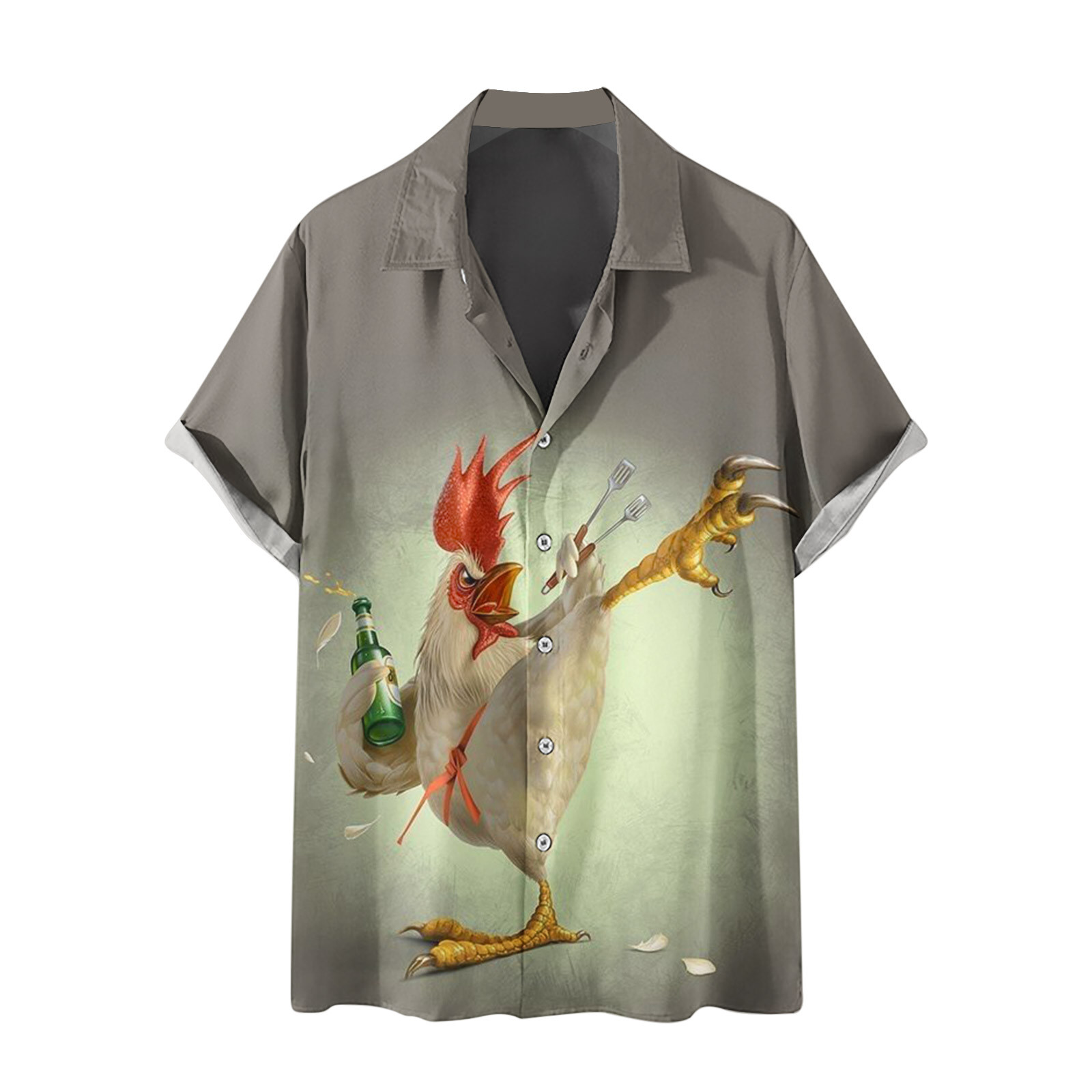 Fanxing Prime Day Deals 2023 Button Shirt Men Shirts Under 10 Dress