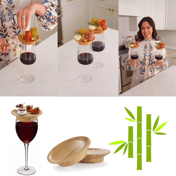12 PCS Wine Glass Covers Wood Drinking Glass Lids to Keep Bugs Out Wood Water Glass Toppers Keeps Debris and Dust