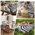 Bohemian Arch Sun Abstract Geometric Table Cloth 54x54in, Waterproof ...