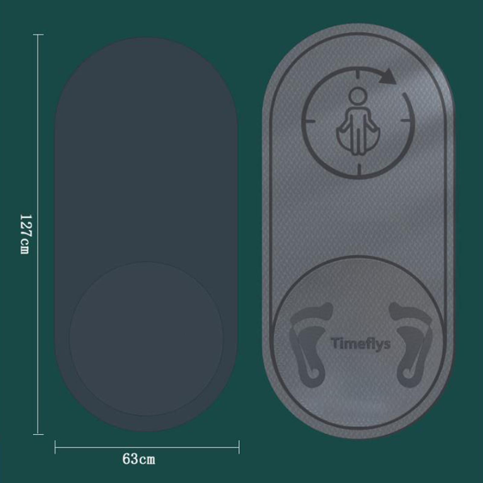Baoblaze Jump Rope Mat Non Slip Jumping Rope Mat for Training Indoor Outdoor Children Gray
