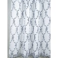 thumbnail image 4 of Olivia Gray PNF28979 54 x 84 in. Fleur Embroidered Single Rod Pocket Curtain Panel with 18 in. Valance, Rose, 4 of 24