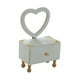 thumbnail image 2 of Espejo de maquillaje de escritorio con cajón, decoración del hogar, caja de almacenamiento de madera para sala de estar Espejo en forma de corazón, 2 of 9