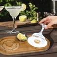 thumbnail image 3 of Visland Cocktail Salt Rimmer 2-in-1 Wooden Cocktail Sugar Rimmer with Cutting Board Home Bar Party Glass Rimmer Accessories, 3 of 7