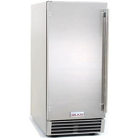 Blaze 50 Lb. 15-inch Built-in / Freestanding Outdoor Ice Maker With Gravity Drain - Stainless