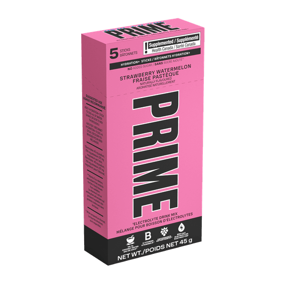 5ct. PRIME Hydration Sticks Strawberry Watermelon, 5ct. PRIME Hydration Sticks Strawberry Watermelon