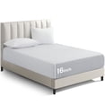 thumbnail image 5 of IR Imperial Rooms Fitted Sheet Deep Pocket Extra Soft Brushed Microfiber 1800 Series, Light Gray Twin, 5 of 11