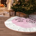 thumbnail image 4 of Salouo Not All Those Who Wander Are Lost Christmas Tree Skirt 48" Farmhouse Christmas Decorations Snowman Xmas Tree Skirt Tree Mat for Holiday Party Decor, 4 of 8