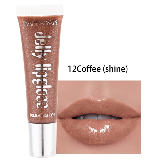 Lápiz labial para mujer, tinte labial, brillo labial duradero, resistente al agua, gel de brillo labial, maquillaje hidratante transparente, 10 ml.