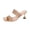 Gold, variant on DIVVce Rhinestone Double Strap Kitten Heel Slides For Women Open Toe Slip On Comfort Evening Footwear