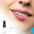 thumbnail image 3 of Jumpingount Irrigador de dientes, pantalla Digital de rotación de 360 ​​grados, hilo de agua, herramienta de limpieza de USB de cuidado de los oídos Negro, 3 of 6