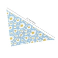 thumbnail image 3 of Daiia Daisies Flowers Pattern Pet Scarf for Dogs and Cats – Soft & Breathable Bandana, Comfortable Pet Accessory for Everyday Wear, 3 of 6