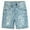 LightBlue-2598, variant on KIDSCOOL SPACE Baby Little Boys Summer Denim Shorts, Ripped Soft Elastic Band Inside Half Jean Pants,6-7 Years
