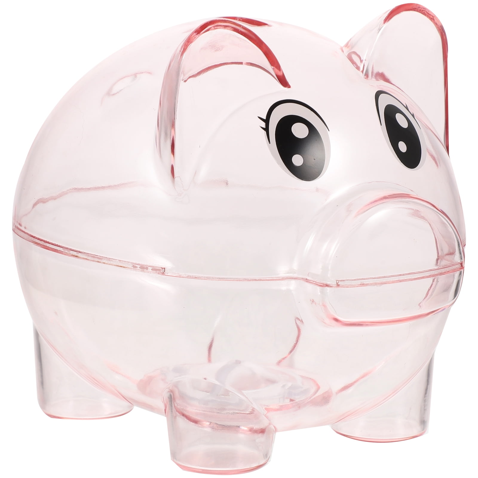 2pcs Children Money Bank Money Box Girl Pig Piggy Bank Clear Piggy Bank
