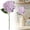Light Violet, variant on Hydrangea Artificial Flowers Single Stem Fake Flowers with Leaves for Table Centerpiece,Purple Faux Flowers for Vase Bouquets Arrangement for Wedding Birthday Party Decoration