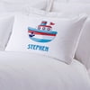 Tugboat Personalized Kids Standard Pillowcase
