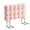 Pink, variant on Pinmoco Queen Size Upholstered Headboard with Adjustable Height, Memory Foam Cloud-Shaped Ergonomic Design, Teddy Fleece Beige