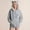 Gray, variant on EchfiProm Sweatshirts for Womens with Pockets Green Hoodies Pullover Comfy Graphic Long Sleeve Womems Tops Hooded