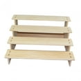 Segolike Wood Display Riser Stand Showcase Fixtures Countertop Jewelry ...