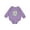 Lavender, variant on 20 Sided White Dice Baby Fleece Bodysuit