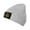 Gray, variant on Us Army Veteran Soldier Logos Knitted Hat Winter Beanie For Men Women, Acrylic Beanie Soft Warm Knit Hat Ski Stocking Cuffed Cap