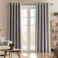 thumbnail image 3 of Tringles à Rideaux Argentées pour Windows 10 à 37 Pouces Longueur Réglable Tringle à Rideaux Robuste Diamètre 7/8 Pouces avec Embouts Décoratifs pour Extérieur Ferme Chambre Cuisine Salon, 3 of 4