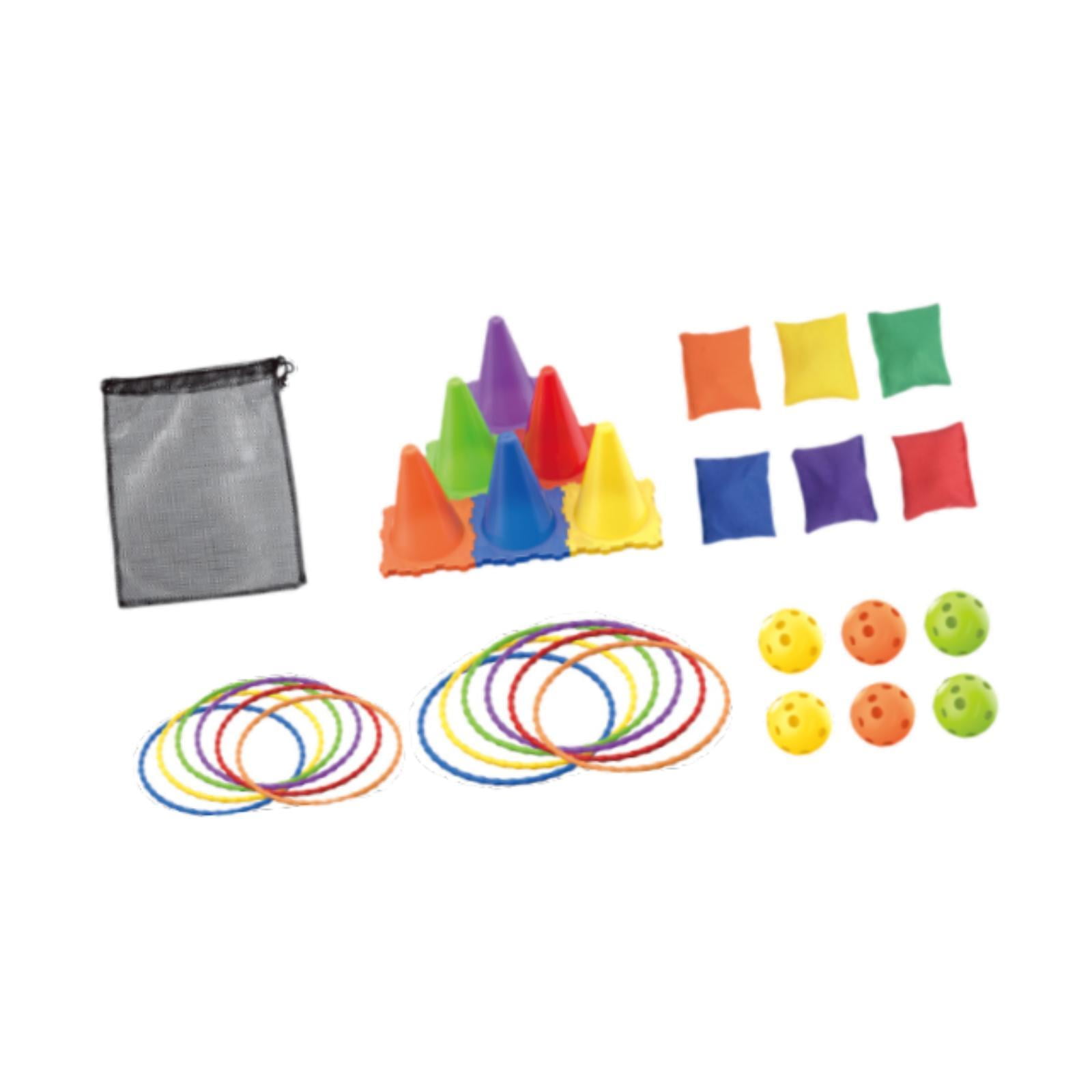 koolsoo Toss Game Cones Toss Rings for Party Supply Indoor Outdoor Activity