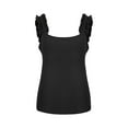 thumbnail image 4 of Aayomet Tank Top Womens Casual Loose Graphic Comfy Tank Tops Summer Basic T-Shirts Sleeveless Shirts Tunic Tops,Black M, 4 of 5
