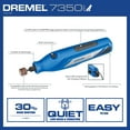thumbnail image 2 of Dremel 7350-PETD 4V-Cordless Single Speed Rotary Professional Pet Nail Trimming Kit, with 7 Pieces, 2 of 8