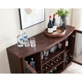 thumbnail image 2 of Gramercy Way Mahogany Bar Cabinet with Two Wire Mesh Doors, 2 of 9