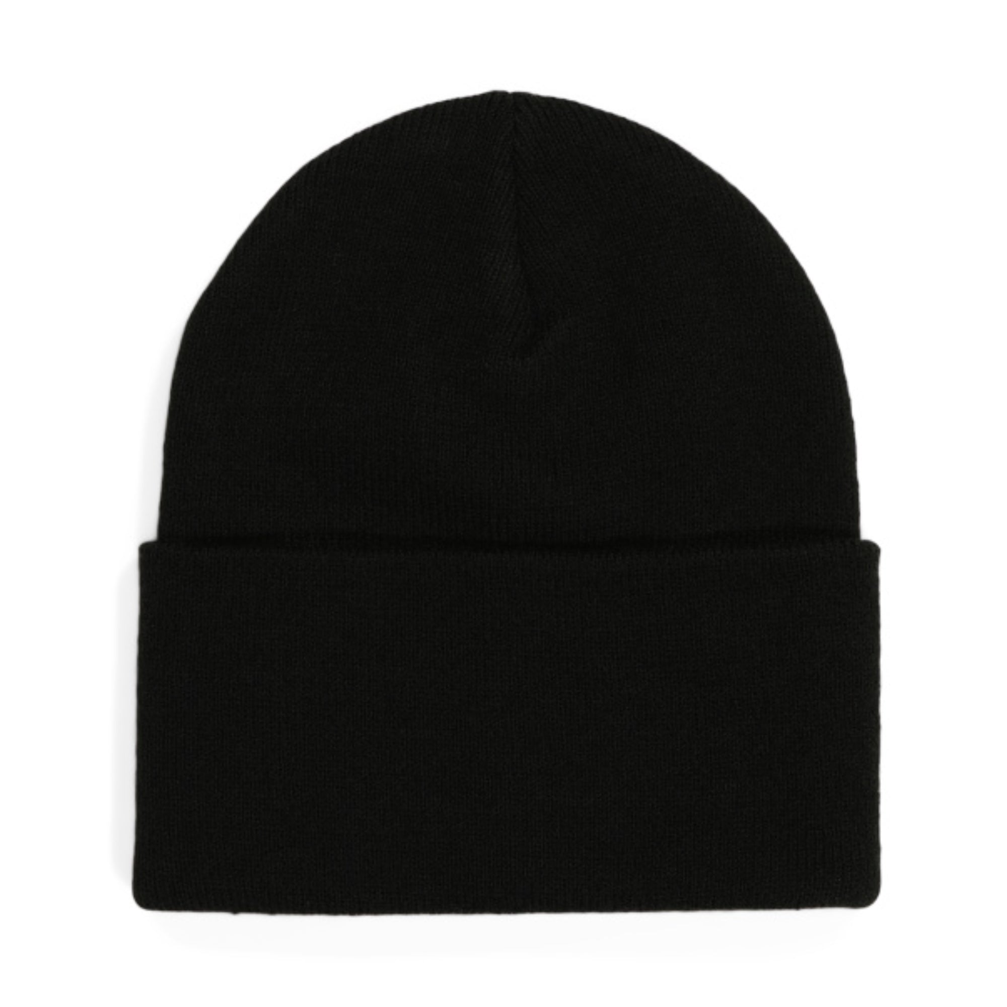 Adidas Men's Wide Cuff Fold Beanie Knit Winter Hat Black photo 2
