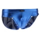 thumbnail image 1 of Men Wet Look Shiny Briefs Short Fancy Pouch Ropa interior baja Azul jinwen Ropa interior brillante de los hombres, 1 of 8