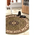 thumbnail image 2 of Medallion Kashan Traditional Round Rug, Green - 3 ft. 11 in., 2 of 4