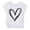White, variant on YunPes Cute Heart Print Shirt Casual Loose Fit Short Sleeve Summer Streetwear Sports Top Valentine's Day Basic Toddler Undershirt