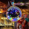 thumbnail image 2 of Color Changing Christmas String Lights Outdoor Indoor, 34ft Warm White Multi Color Fairy Lights, End To End Connectable, Waterproof Christmas Tree Lig, 2 of 4