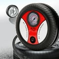 thumbnail image 3 of 260PSI Portable Tire Inflator Air Compressor, 12V DC Powered, 50L/Min Fast Inflation, Digital Pressure Gauge, LED Emergency Light, Metal Cylinder, 9.8ft Cord for Car SUV Motor Bike Balls Inflatables, 3 of 9