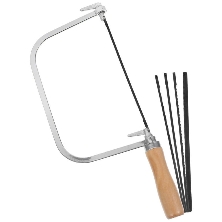 1 Set Coping Saw Wooden Handle Saw Woodworking Hand Saw Tool with