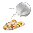 thumbnail image 5 of Xoenoiee Maple Leaves Print Open Toe Slippers for Women Men Memory Foam House Bedroom Slide Slipper Shoes Thanksgiving Comfy Trendy Gift Slippers, 10.5-11.5 W/9.5-10.5 M, 5 of 7