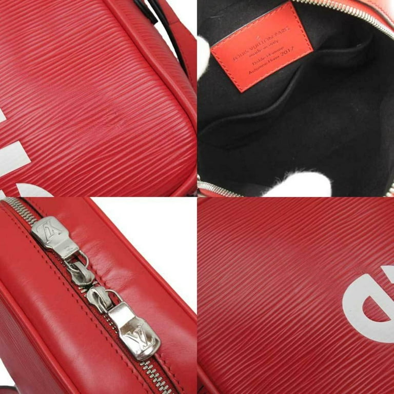 Louis Vuitton X Supreme Danube Epi PM Red Bag