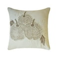 thumbnail image 5 of White Linen Modern Decorative Throw Pillow Cover, 16"x16" (40x40 cm) Linen Pearl Burlap, Jute, Fall Pumpkins, Vintage Pumpkins, Rustic Décor Pillowcase, Floral Contemporary - Pearl Kissed Pumpkin, 5 of 10