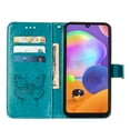 thumbnail image 3 of Galaxy A31 Phone Case, Dteck Embossed Butterfly Magnetic Flip PU Leather Wallet Foilo Case Stand Protective Cover with Hand Strap [Built-in card slots/money pocket] for Samsung Galaxy A31, Blue, 3 of 5