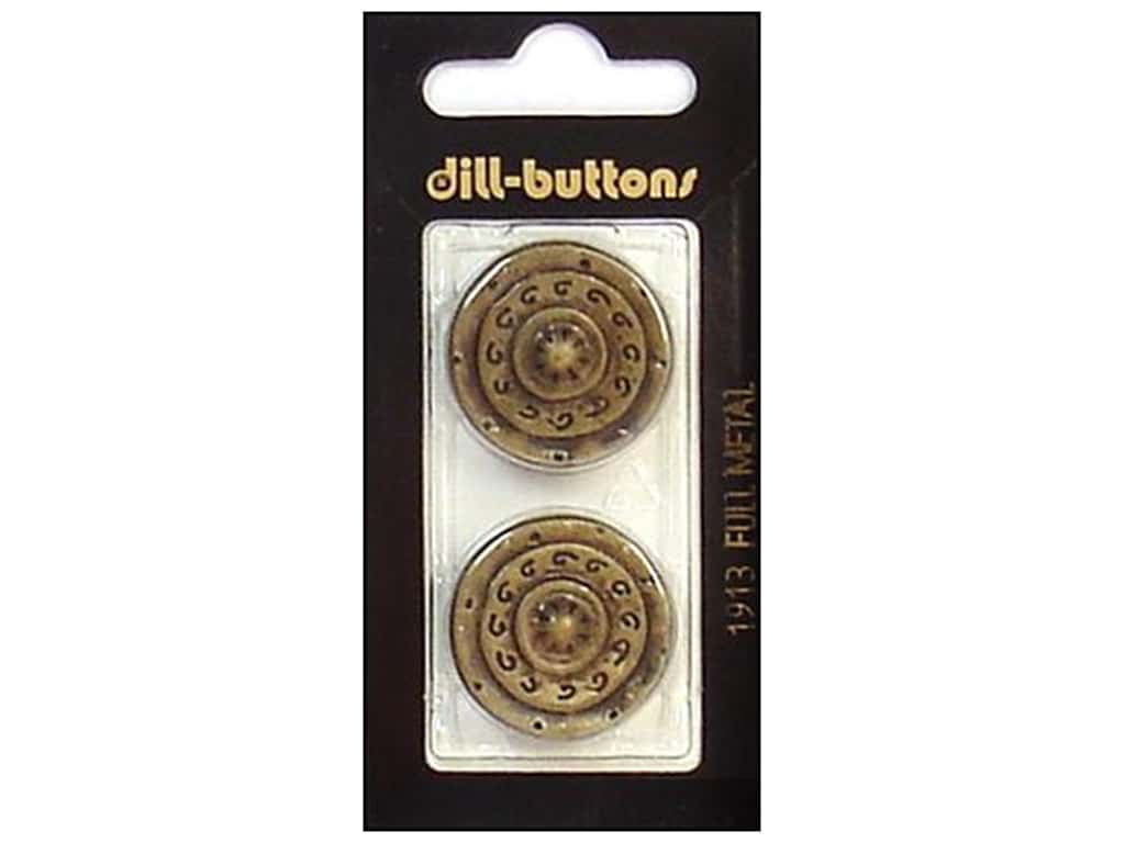 Dill Animal Print Buttons Gold 