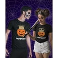 thumbnail image 2 of Jack O'Lantern Couples Halloween Shirts PumpKing PumpQueen Matching TShirts PumpKing Black Medium / PumpQueen Black X-Large, 2 of 6