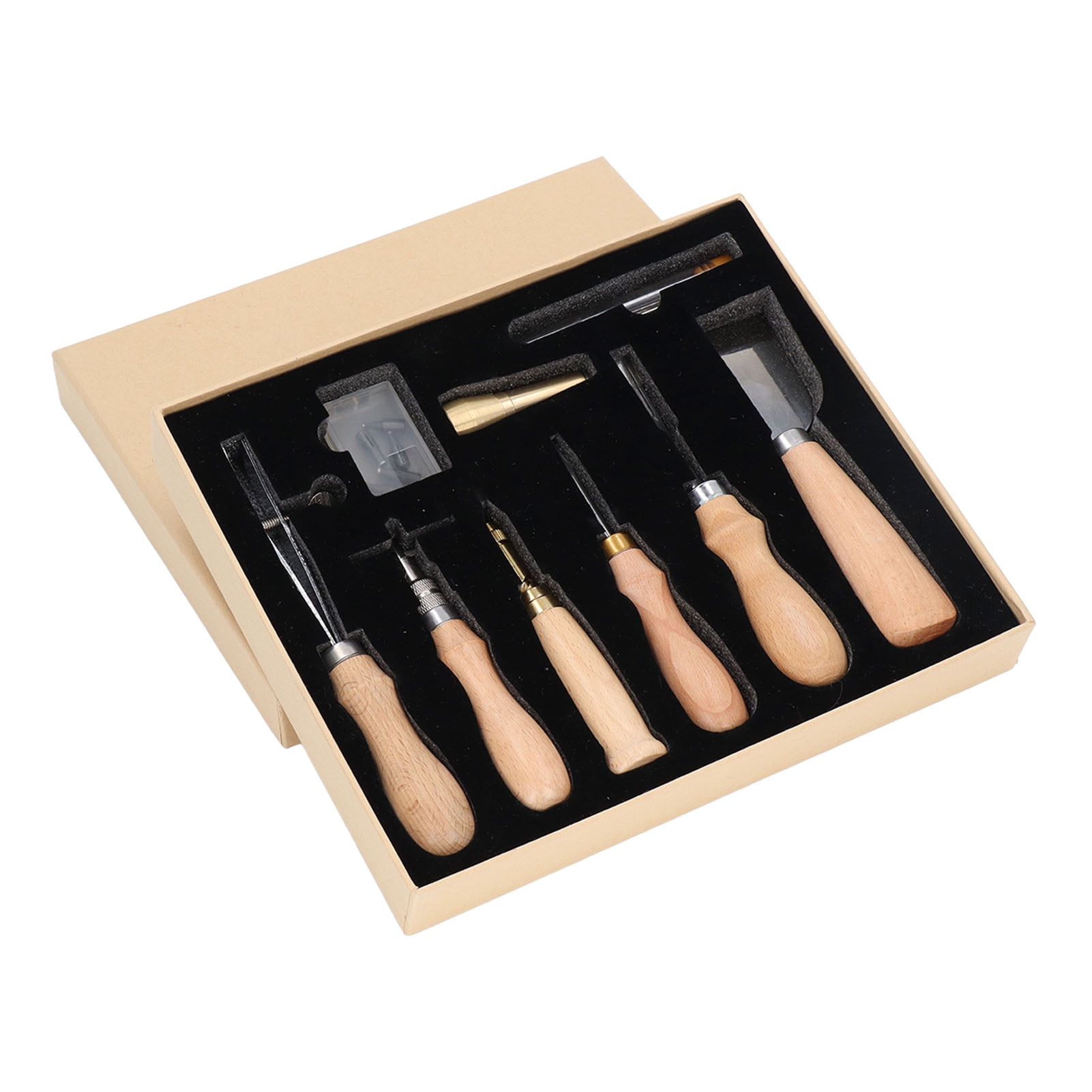 Fyydes Leather Working Tools Set,Leather Working Tools Set Log Color