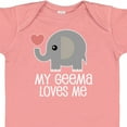 thumbnail image 4 of Inktastic My Geema Grandma Loves Me Boys or Girls Baby Bodysuit, 4 of 5