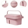 thumbnail image 2 of Pincel para pintar, recipiente para agua, cubo para lavar pinceles, pincel con mango y tapa Rosa, 2 of 9