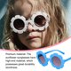 thumbnail image 5 of Sonducket Gafas para niños, gafas de girasol, Adorable niño pequeño, protección , accesorios de ropa, estilo, facial, azul y gris Type3 NO3, 5 of 6